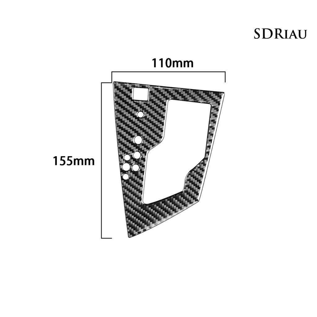 Miếng Dán Trang Trí Bảng Điều Khiển Cần Gạt Số Bằng Sợi Carbon Cho Toyota Corolla 2014-2018