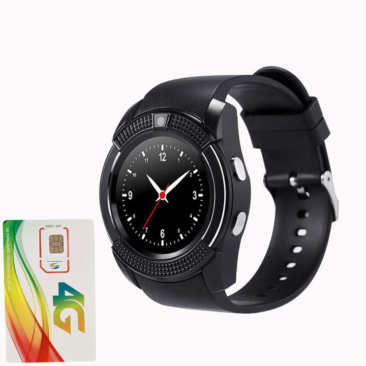 Đồng hồ thông minh sim độc lập V8 Smartwatch PF28 Tặng kèm Sim