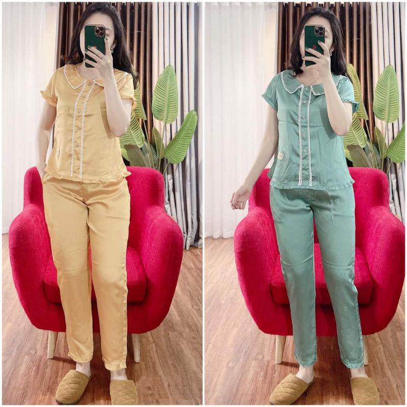 Set đồ lụa satin cao cấp sang đẹp