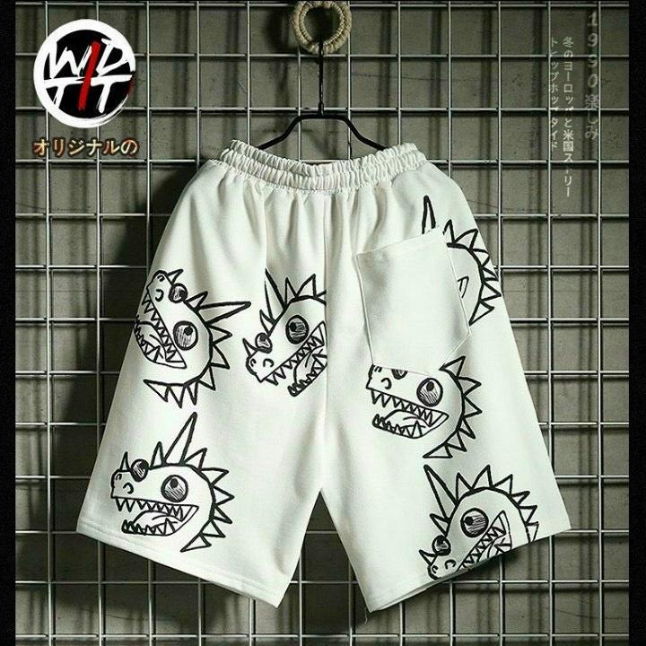 Quần thun lửng in 3D hình khủng long chất thun hai da mềm mịn ,có 3 size m từ ,L từ ,XL từ