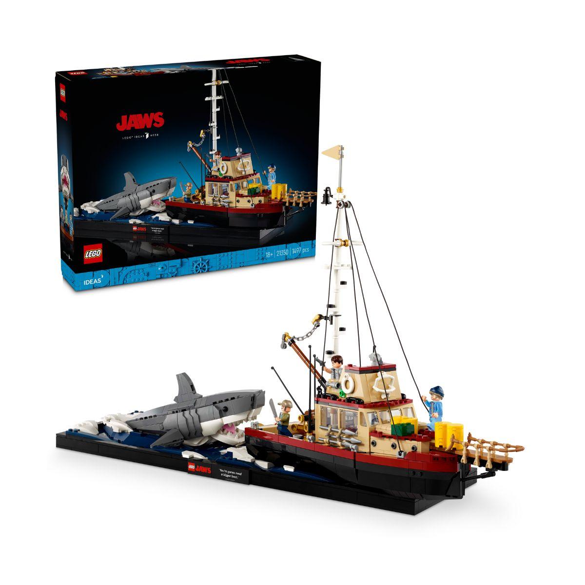 LEGO IDEAS 21350 Đồ Chơi Lắp Ráp Hàm Cá Mập  (1497 chi tiết)