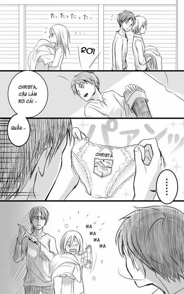 tấn công người khổng lồ - doujinshi eren x mikasa chapter 34 15