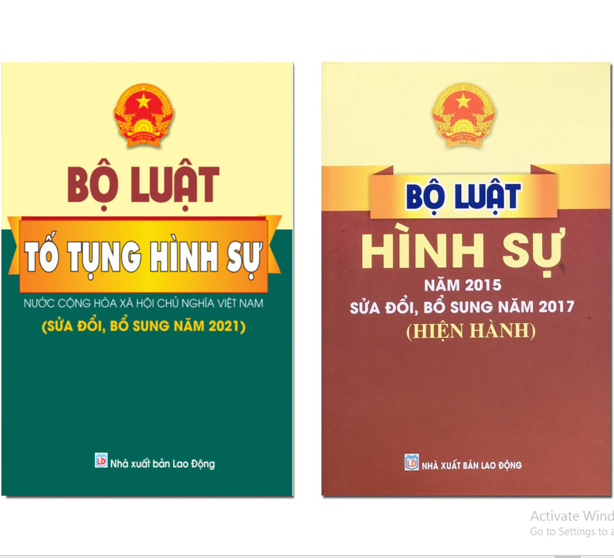 Sách - Combo 2 cuốn Bộ luật hình sự và Bộ luật tố tụng hình sự (Hiện hành) - ndbooks