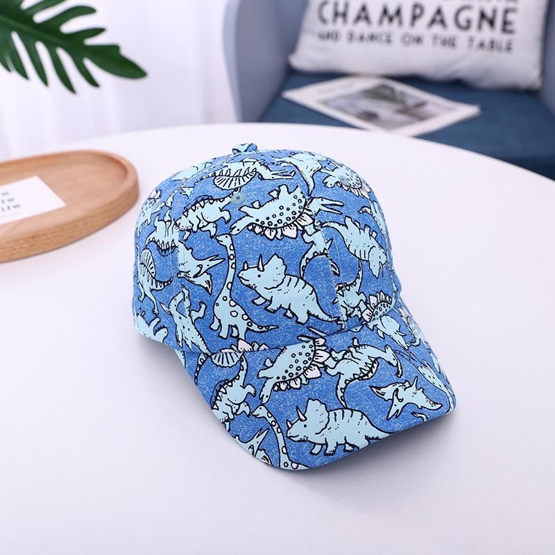 Hoạt Hình Khủng Long Muỗng Cho Bé Mũ Lưỡi Trai Bóng Chày In Hình Trẻ Em Bộ Đội Mùa Xuân, Mùa Thu Miếng Vải Cho Bé Trai Bé Gái Áo Unisex Bonnet Color: Beige Size: 48-52cm Age Range: 8 months to 5 years