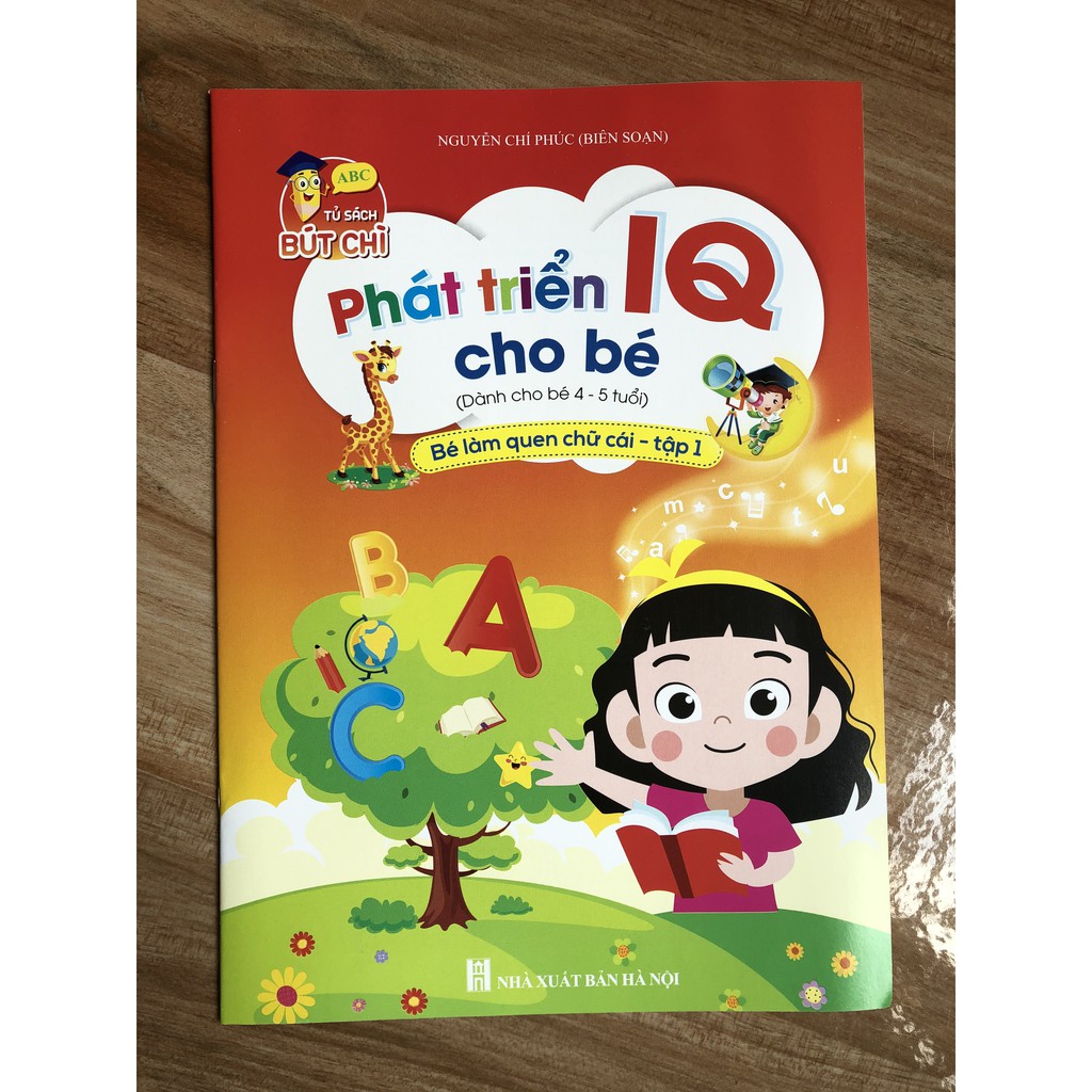 Phát triển IQ cho bé 4-5 tuổi (túi 8 cuốn)