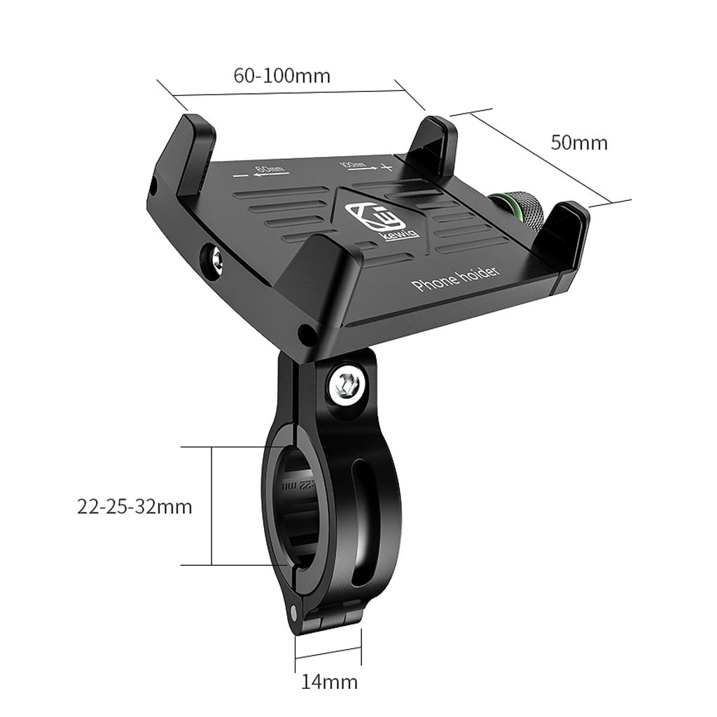 Motorcycle Handlebar Phone GPS Mount Holder USB Charger Corrosion Resistance