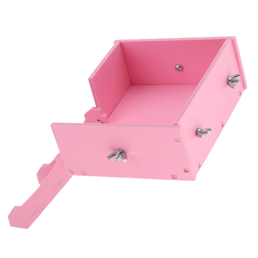 Wooden Platform Swing and Ladder Set for Mouse Chinchilla Rat Gerbil Pink