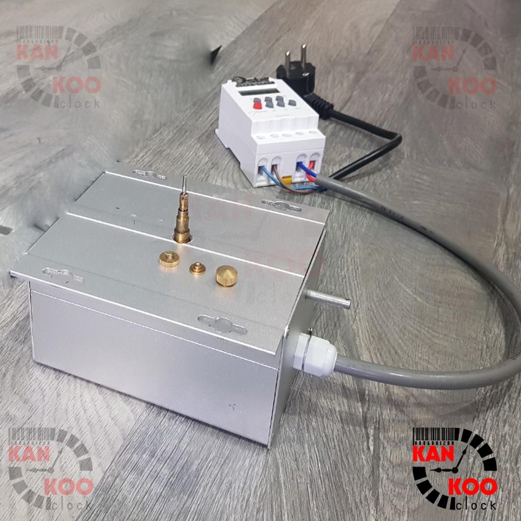 Máy đồng hồ treo tường cỡ lớn chạy điện 220v, chuyên dụng cho đồng hồ có đường kính dưới 1.5 mét