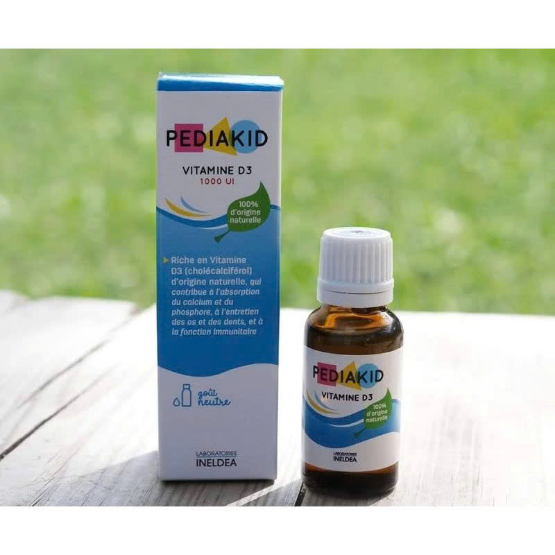 Siro Pediakid Vitamin D3 bổ sung vitamin D3 thuần cho trẻ sơ sinh 20ml