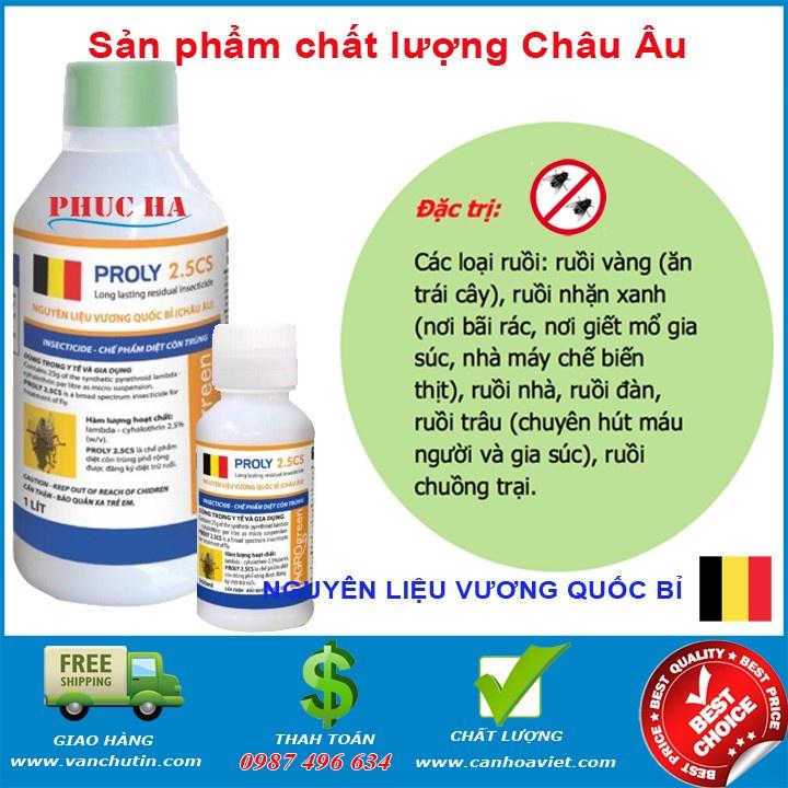 2 lọ thuốc diệt ruồi Proly 2.5cs 100ml