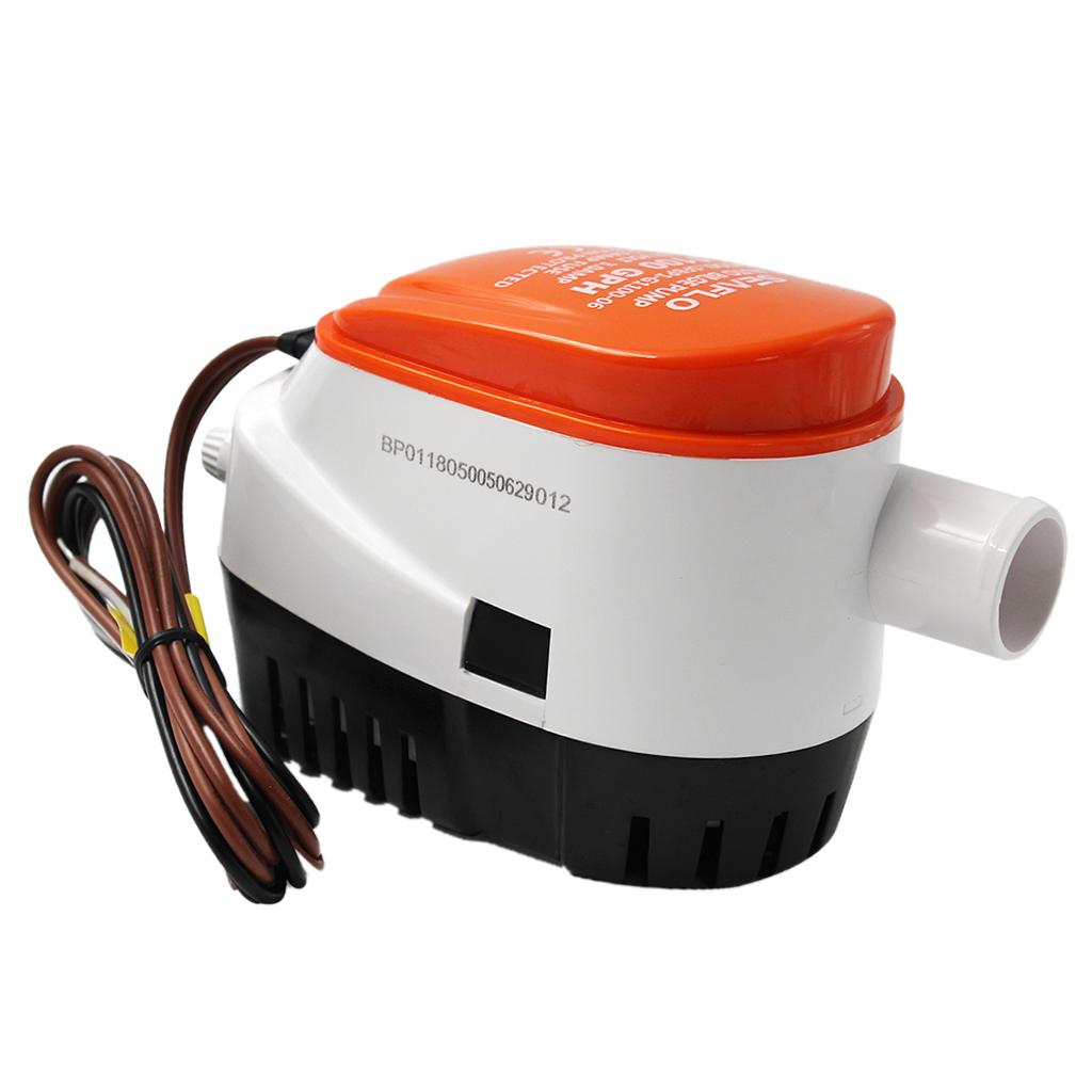 1100GPH Boat 12V Automatic Submersible Bilge Water Pump Float Switch