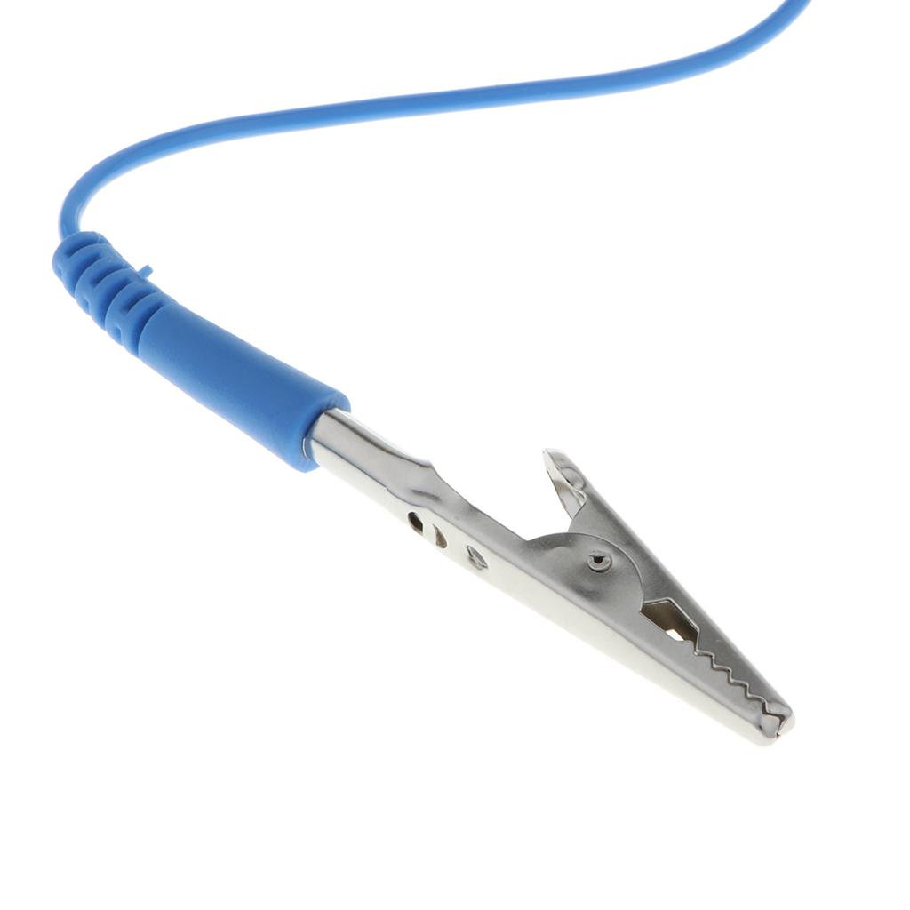 Phép Màu Sáng Bóng Chống Tĩnh Điện Có Dây Vòng Tay ESD An Toàn Xả Dây Băng Cổ Tay