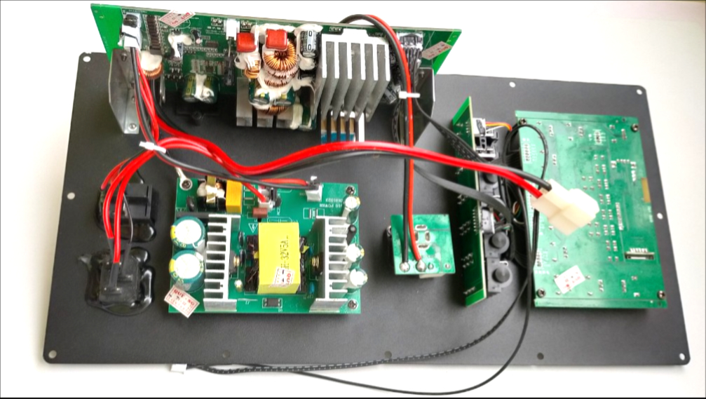 Mạch loa kéo có reverb công suất lớn 5 tấc đơn, 4 tấc đôi - kèm Míc chỉnh tần số