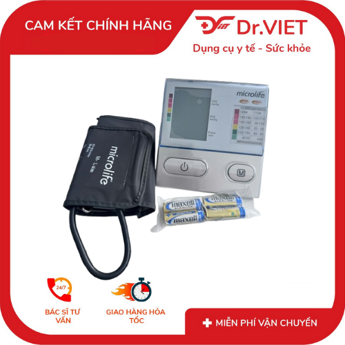 MÁY ĐO HUYẾT ÁP BẮP TAY MICROLIFE BP A100 PLUS