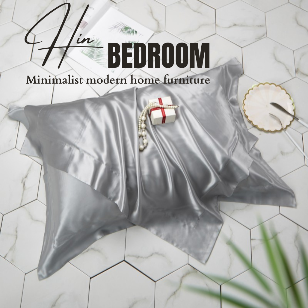 Vỏ Áo Gối Nằm Lụa 50x70cm Hin Home Bedding Mẫu 2