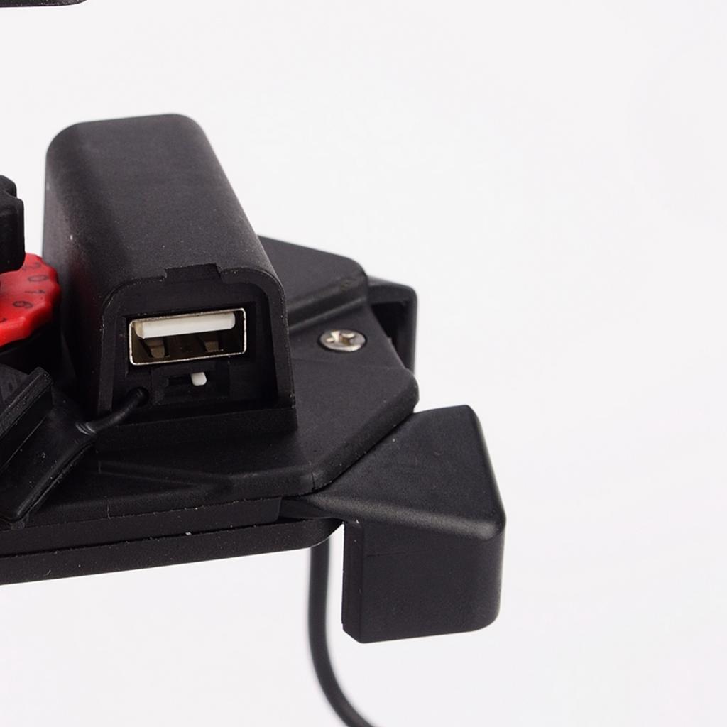 Motorcycle USB Charging Charger Mount Phone GPS Mobile Phone Holder