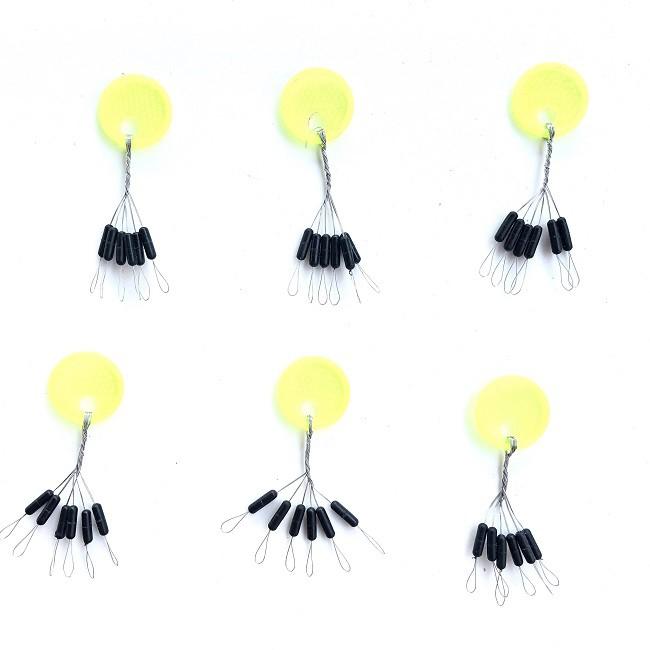 Hạt chặn phao , câu đơn , hạt chặn phao câu đài 6 hạt