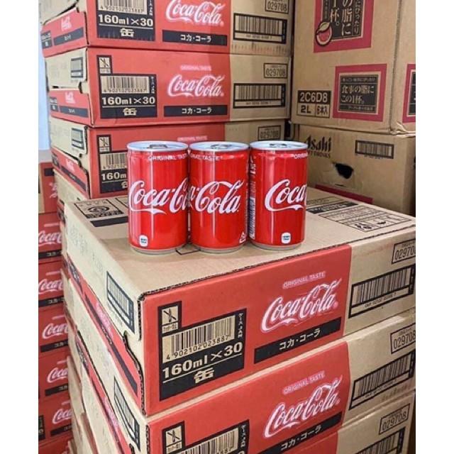 Coca Cola lon mini 160ml - hàng nội địa Nhật Bản