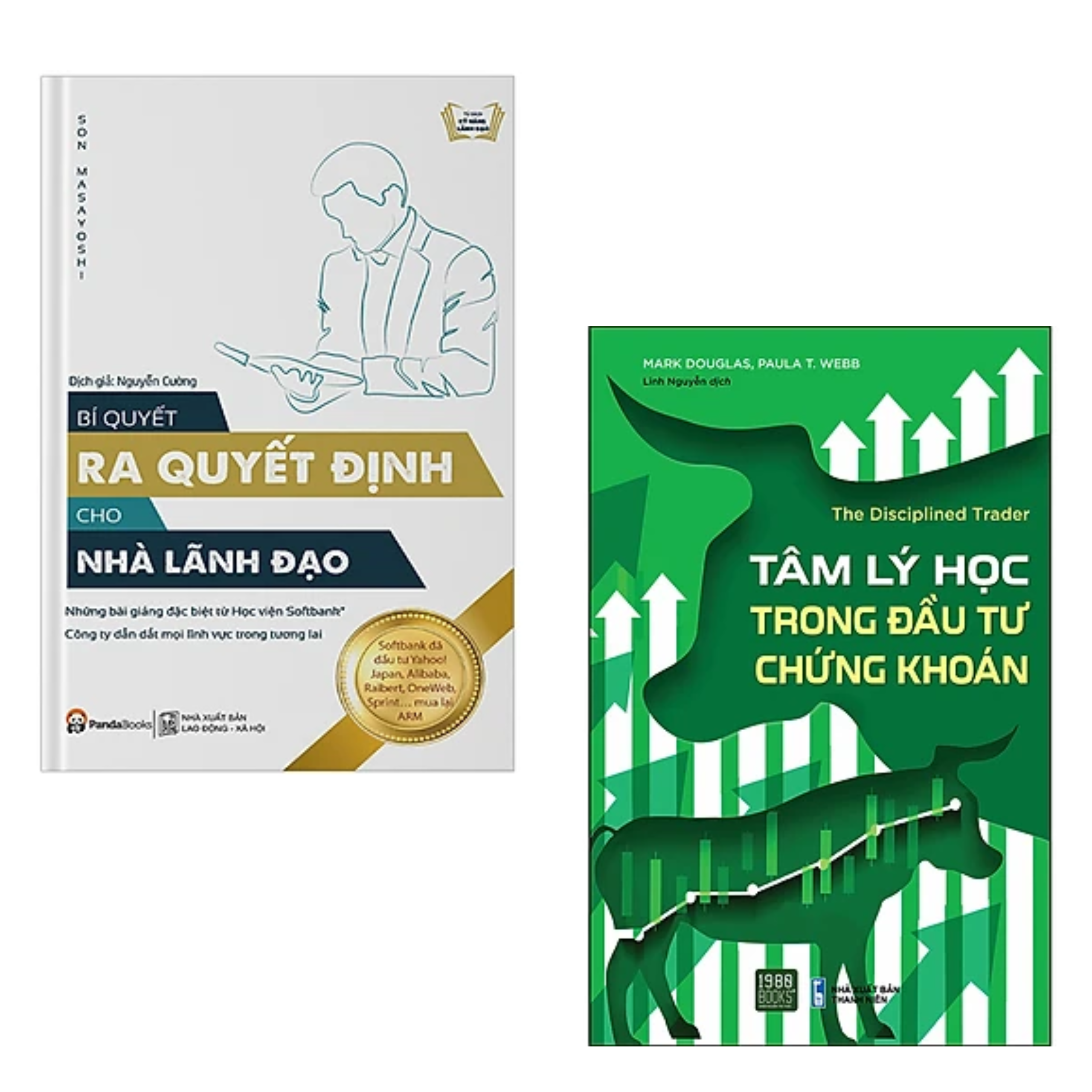 Combo 2 cuốn sách Quản Trị, Lãnh Đạo : Bí Quyết Ra Quyết Định Dành Cho Lãnh Đạo + Tâm Lý Học Trong Đầu Tư Chứng Khoán