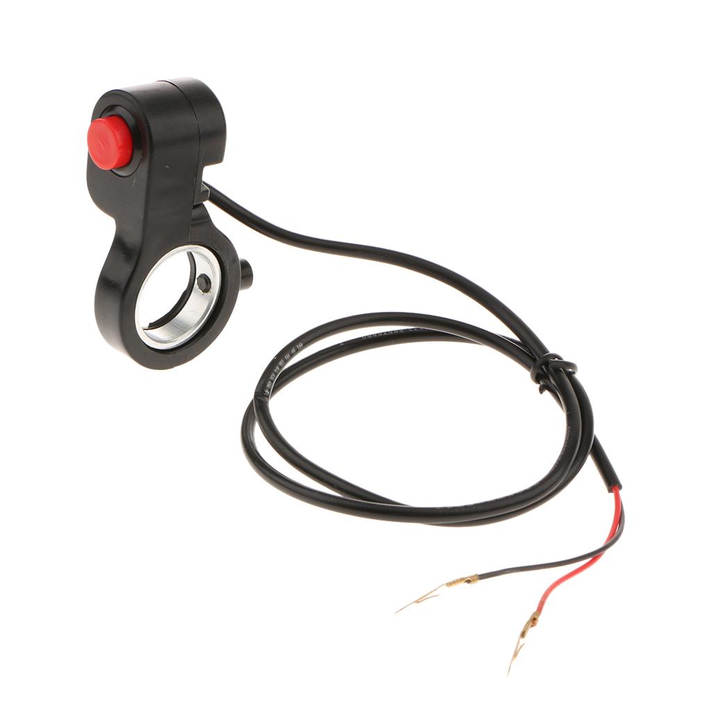 7/8'' Handlebar Motorcycle Sport ATV Bike Horn Starter On Off Kill Switch