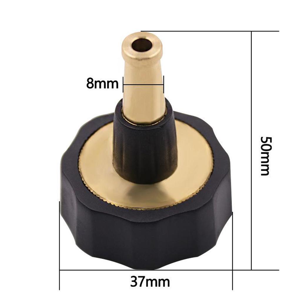 Solid Brass Heavy Duty Garden Hose Nozzle Jet Sweeper High Pressure Sprayer Nozzle