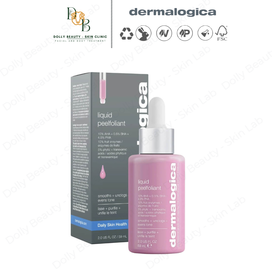DERMALOGICA Peel Tái Tạo Hàng Ngày LIQUID PEELFOLIANT Phiên Bản Nâng Cấp có AHA, BHA, PHA