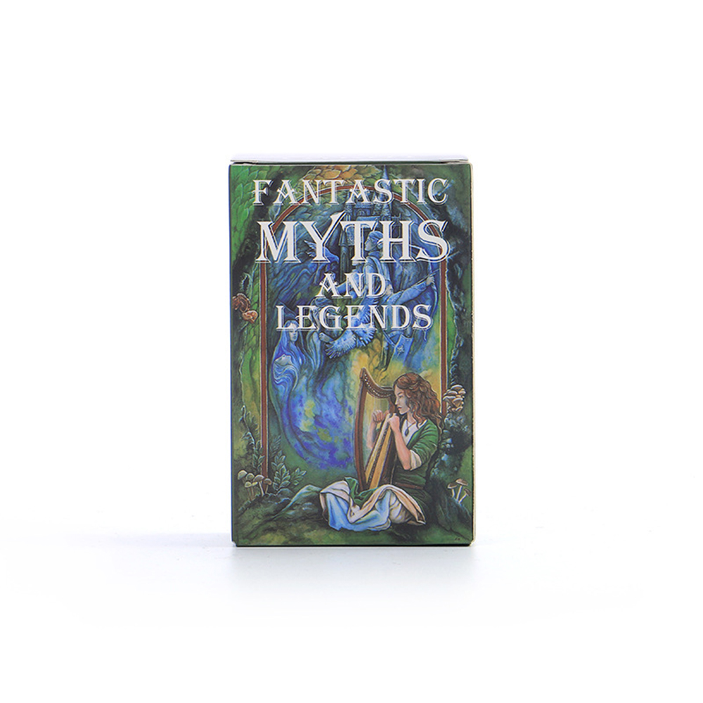 [Mạ Cạnh] Bài Tarot Fantastic Myths And Legends Tarot 78 Lá  Xanh Đá Thanh Tẩy Và Giấy Hướng Dẫn