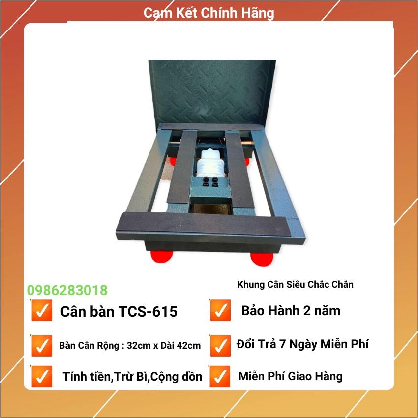 Cân điện tử cân bàn TCS - 615 ( 100KG &amp;amp; 150KG ) dùng cho cân hàng hóa kho bãi