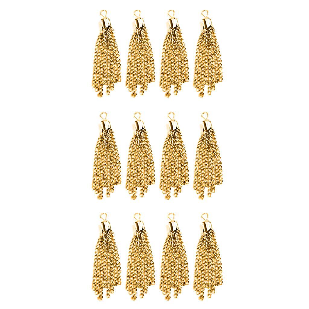 3-6pack 12pcs Tassel Charms Pendants Jewelry Making Findings Crafts DIY NEW