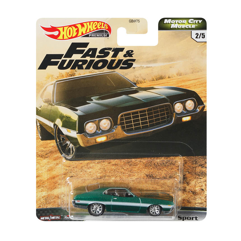 Đồ Chơi Mô Hình HOT WHEELS Siêu Xe Fast And Furious Ford Gran Torino GJR70/GBW75