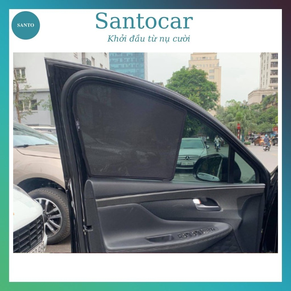 Rèm che nắng xe Hyundai Santafe 2019 - 2020 - 2021 - 2022 hàng loại 1 Mr