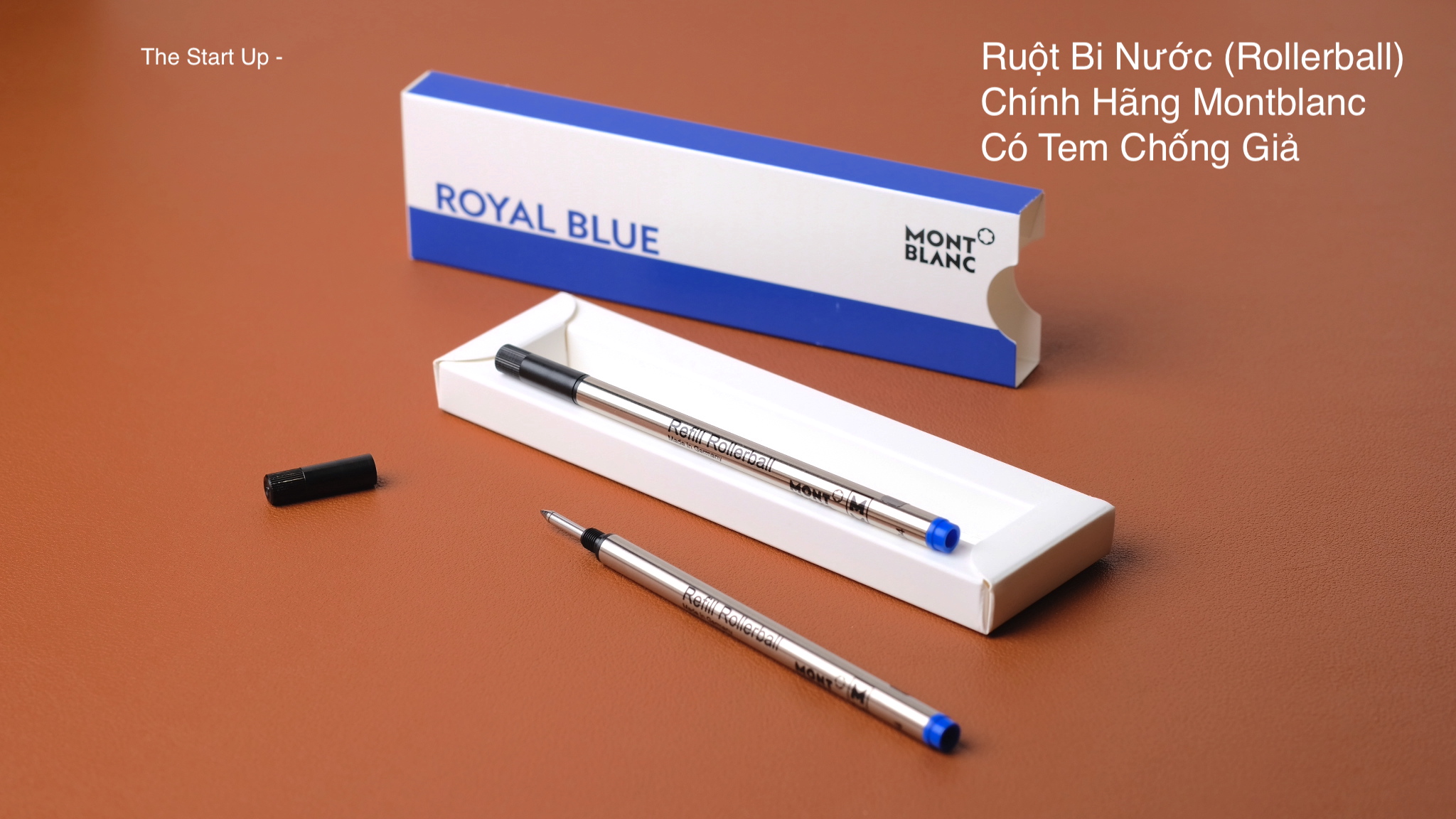 Ruột Viết Bút Montblanc Rollerball Refill (Bi Nước) Nét Ngòi M-giá 1 ruột