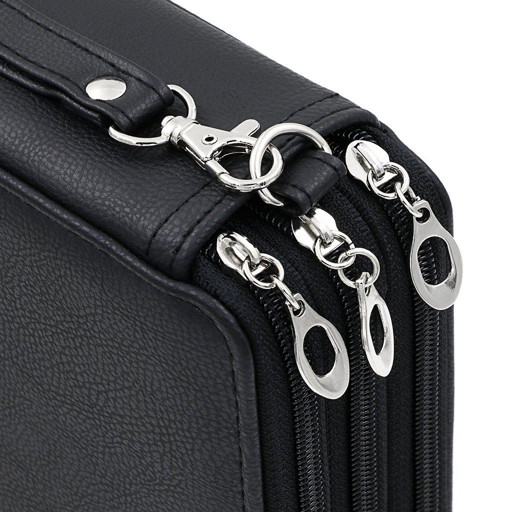 Thư mục / túi công cụ làm bằng da PU cho bút cho các nghệ sĩ chuyên nghiệp hoặc nghiệp dư