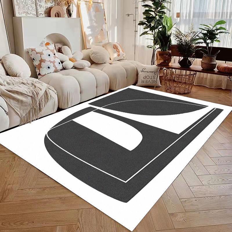 Thảm Trải Sàn Trang Trí Phòng Khách/Phòng Ngủ/Ban Công Kiểu Dáng Đơn Giản