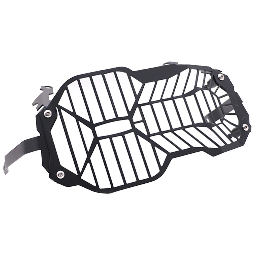 Black Motorcycle Headlight Grille Mesh Grille Headlight Mesh Hood for