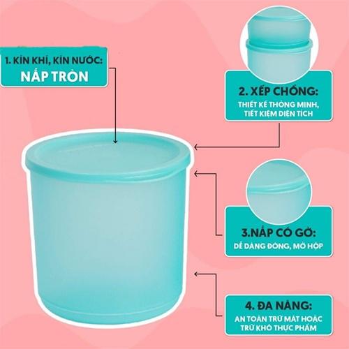Hộp Tupperware bảo quản thực phẩm đa năng Roundstax