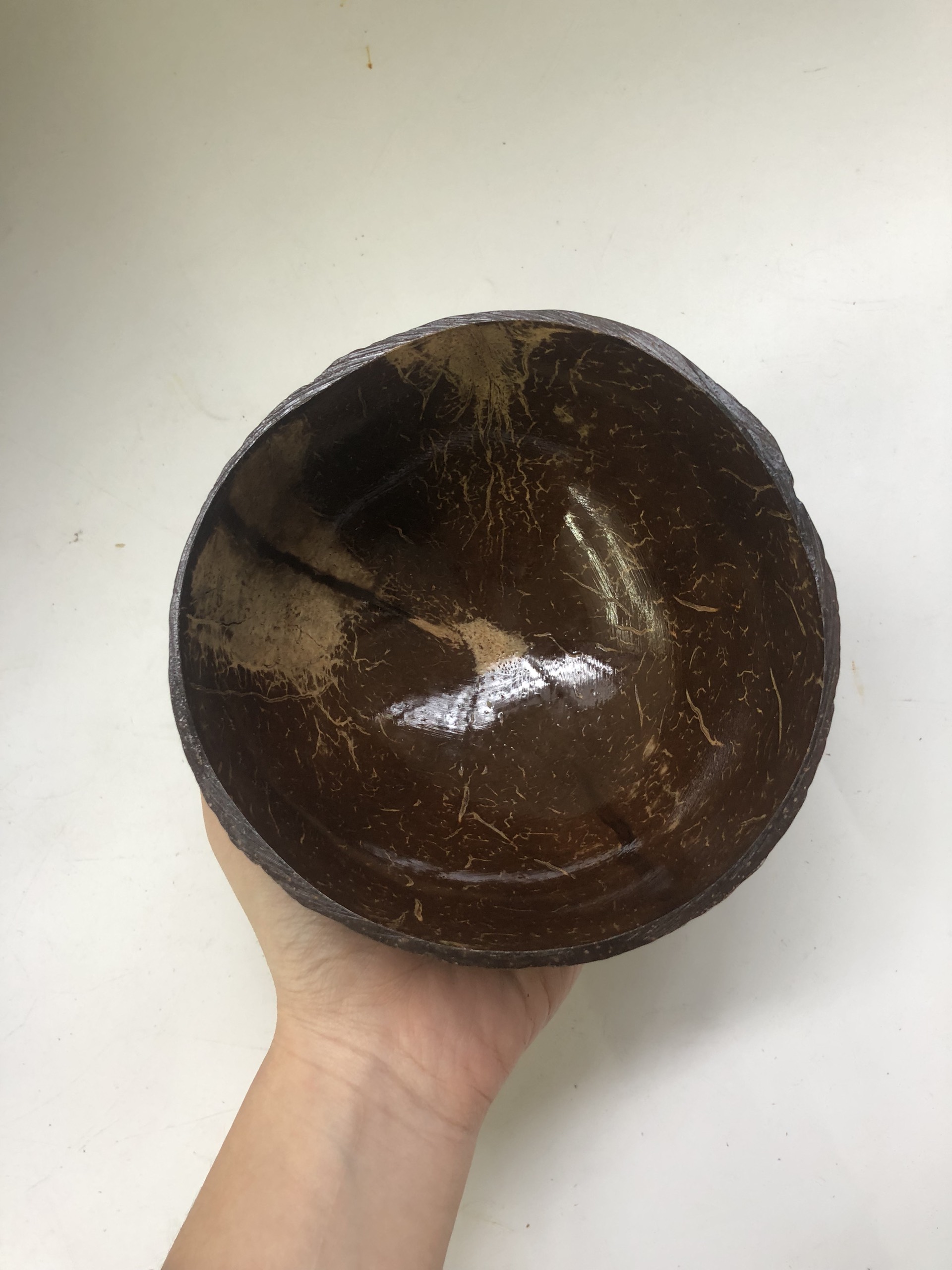 Bát Gáo Dừa Sơn Dầu Sáng Bóng, Bát Tự Nhiên An Toàn Sức Khỏe Của Vitrapro