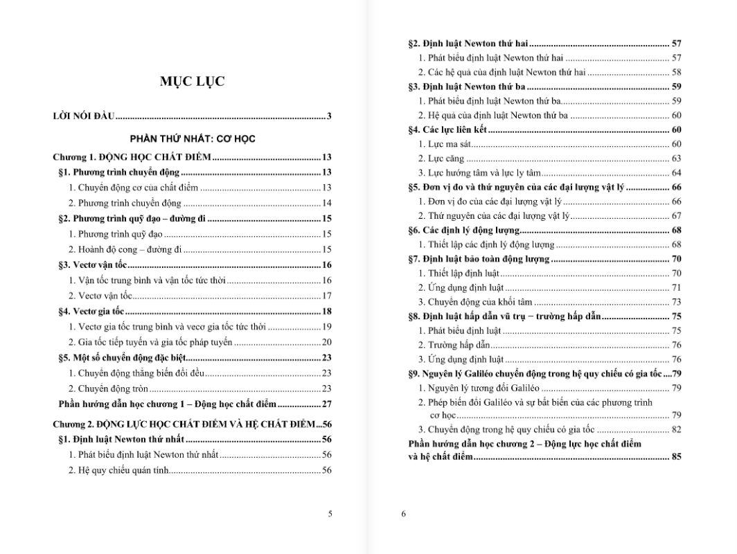 Vật Lý Đại Cương, Tập Một: Cơ Nhiệt - ảnh 4