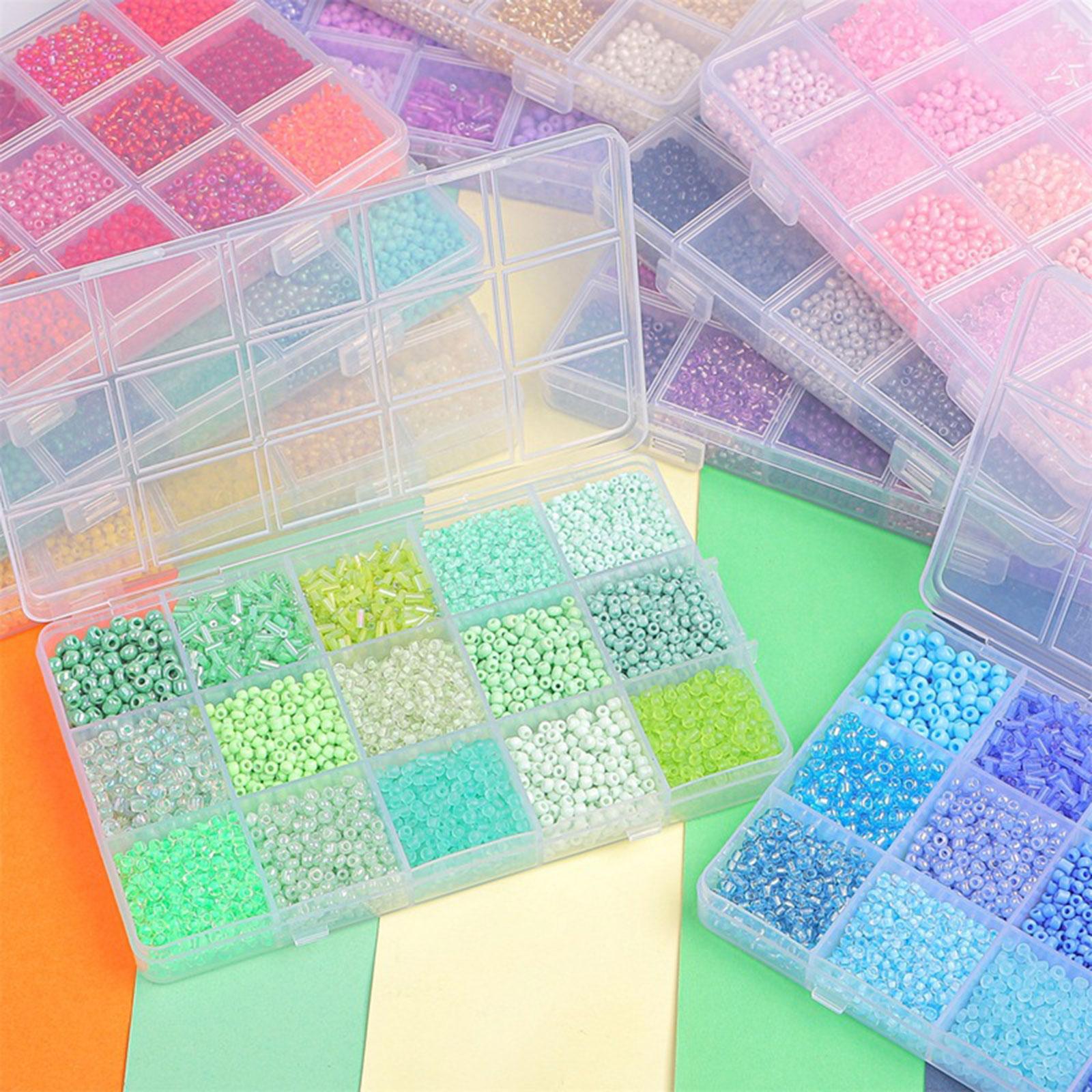 Round Glass Beads for Jewelry Making Spacer Loose Beads for DIY Necklaces Bracelets Accessories
