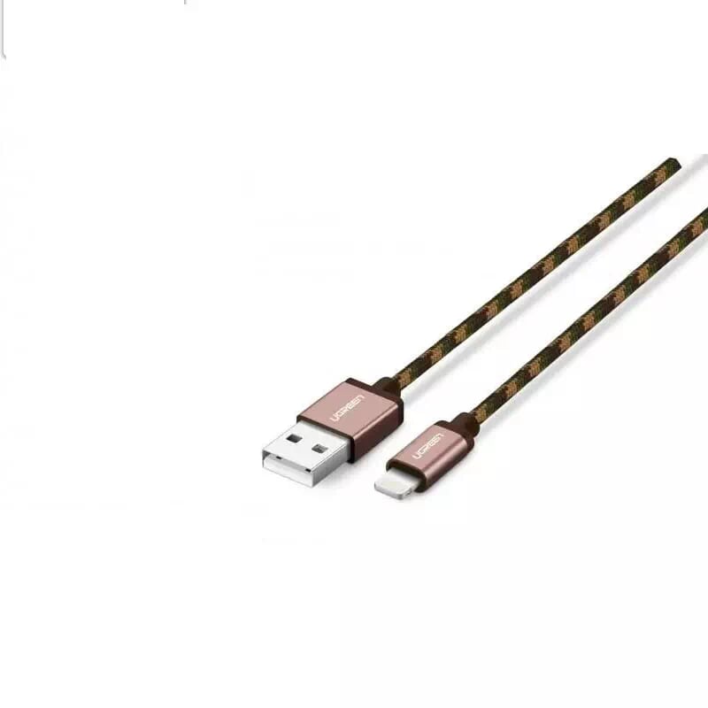UGREEN 0.5M USB 2.0 ra Lightning cable cáp with Braid US247-40688 - Hàng Chính Hãng