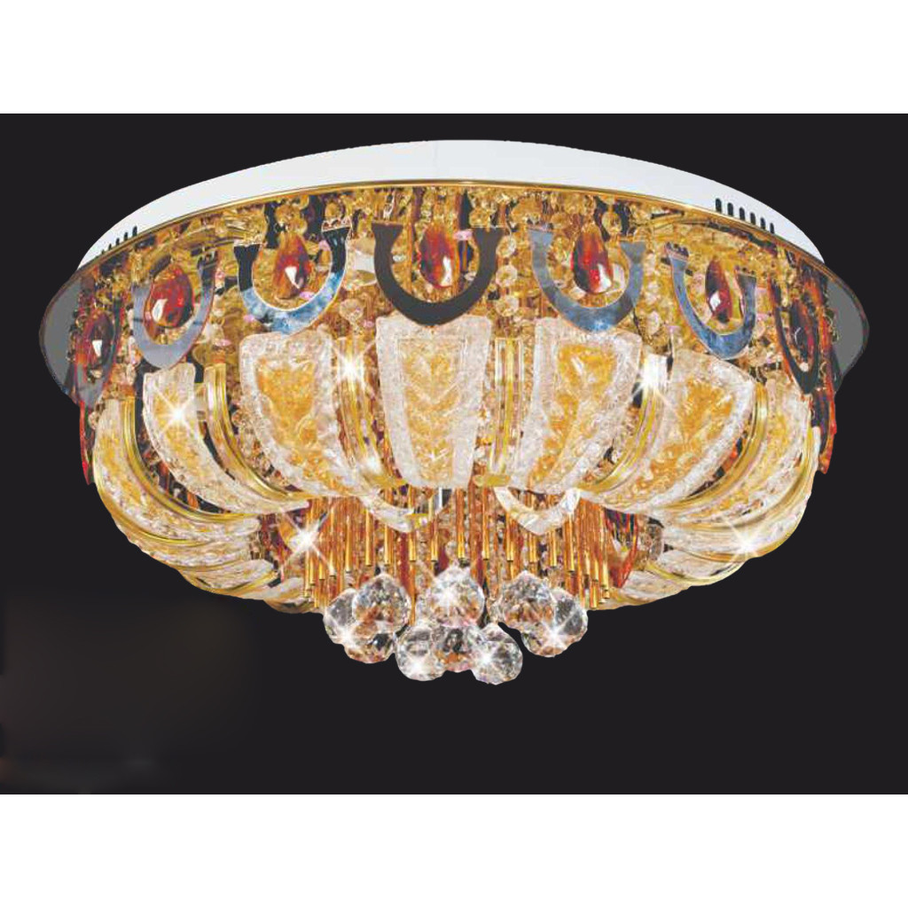 Đèn mâm trang trí ốp trần đổi màu Netviet NC-8607