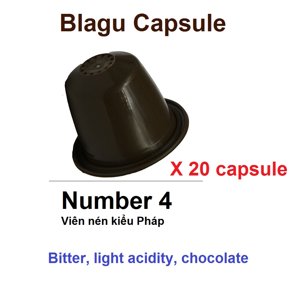 CÀ PHÊ VIÊN NÉN BLAGU CAPSULES – KIỂU PHÁP ĐẬM VỪA