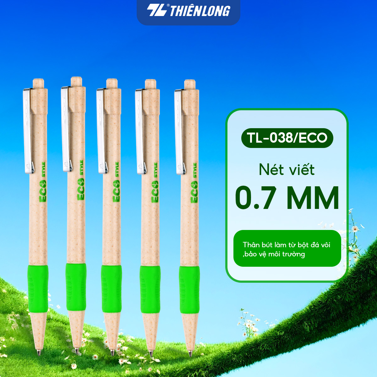 Combo bút viết bảo vệ môi trường Thiên Long