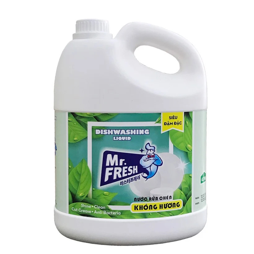 Nước rửa chén Mr.Fresh 4,2L Hàn Quốc không mùi