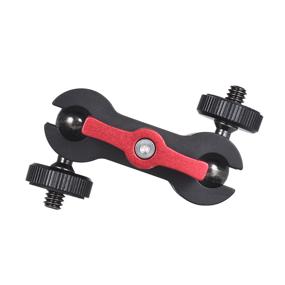 Giá gắn màn hình khớp nối với đầu bi đôi với 1/4 inch