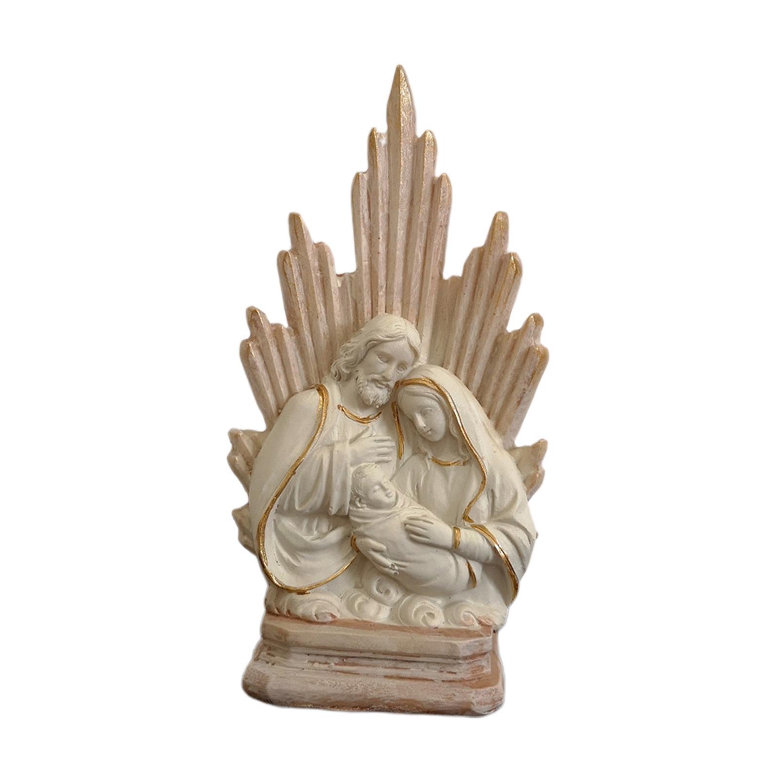Holy Family Statue, Classic Christian, Catholic Sculpture, Resin ...