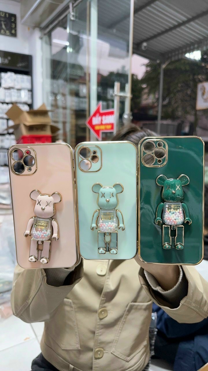 Ốp Điện Thoại Rô Bốt Kèm iRing Dành Cho iphone 14promax, 14 pro, 13promax,12promax,11promax_A142