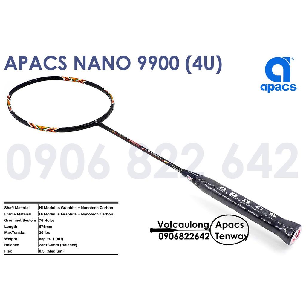 Vợt cầu lông Apacs Nano 9900 (4U) | Vợt chính hãng, thích hợp đánh phong trào