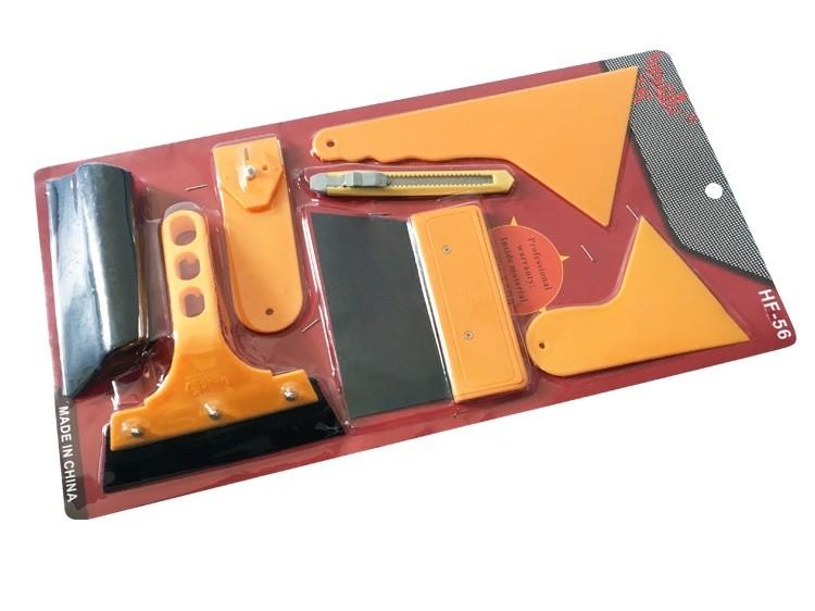 Trọn Bộ 7 món dụng cụ,tấm,miếng,dao nhựa hỗ trợ dán decal trang trí xe - RX30