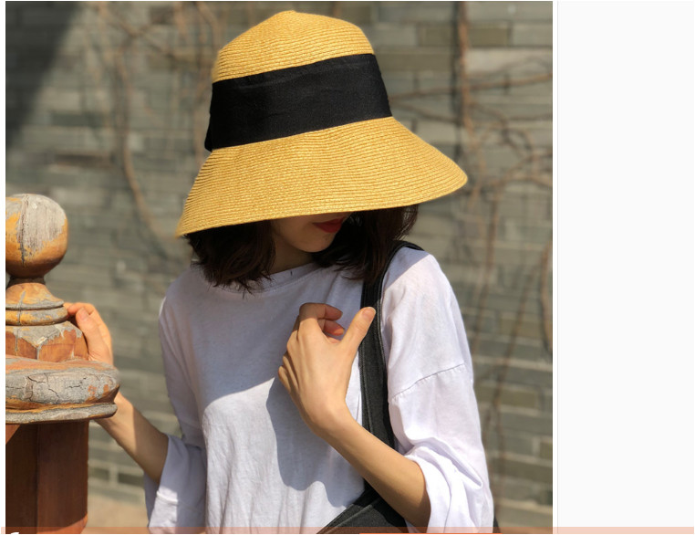 Mũ cói đi biển phong cách Hàn mẫu mới nhất